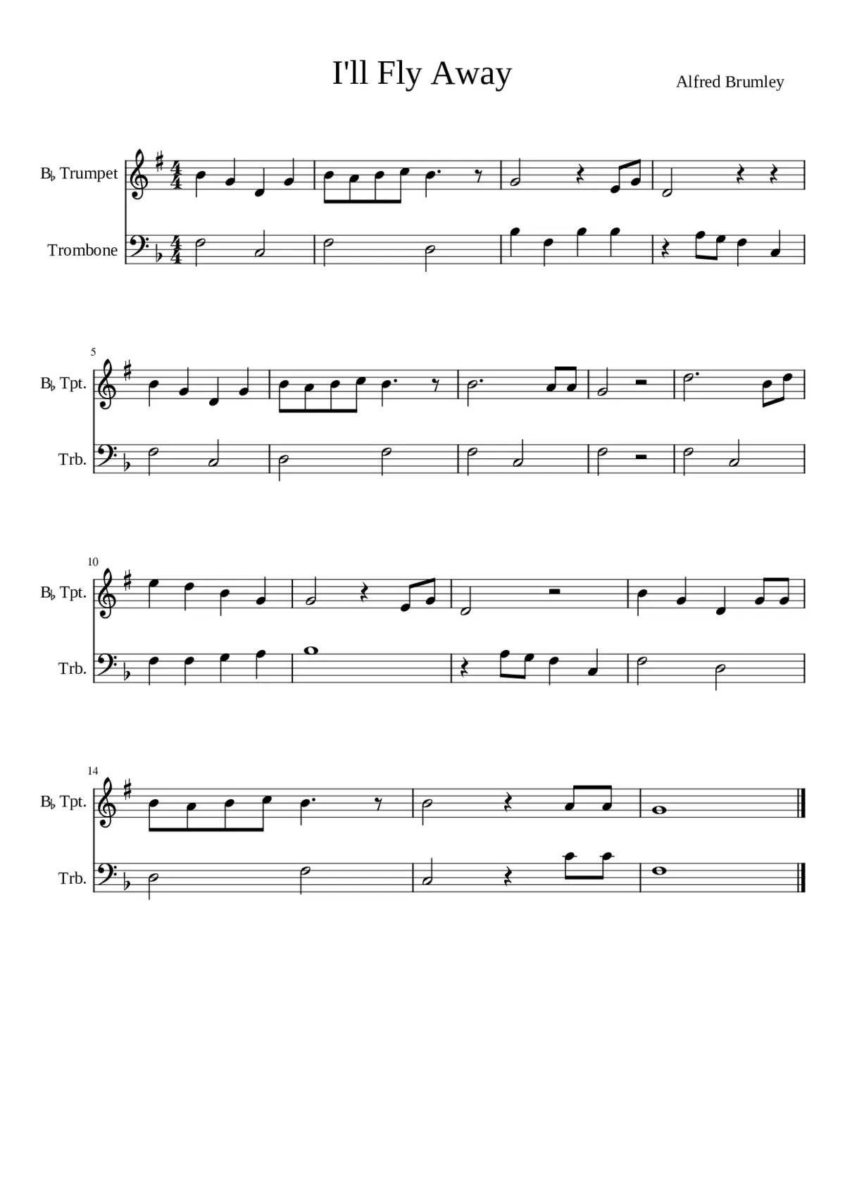 I'll Fly Away - Page 1