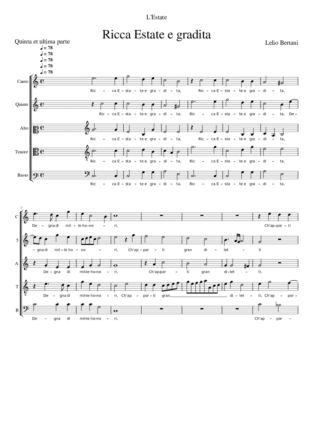 Ricca Estate e gradita - Page 1