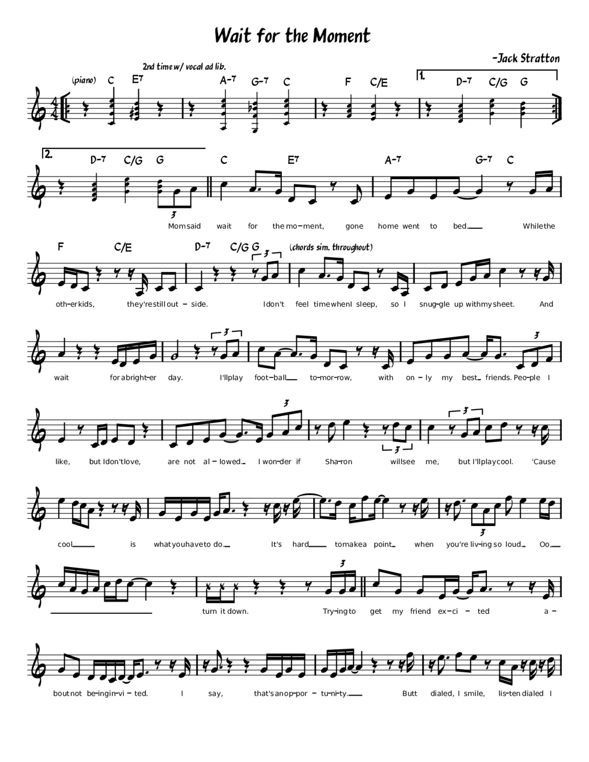 wait for the moment - Page 1