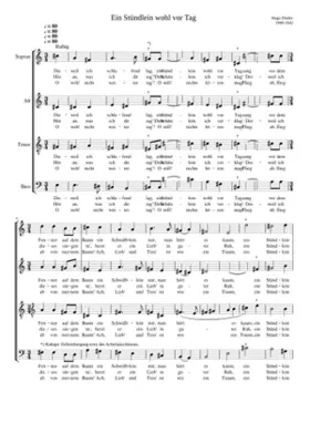 Ein Stündlein wohl vor Tag