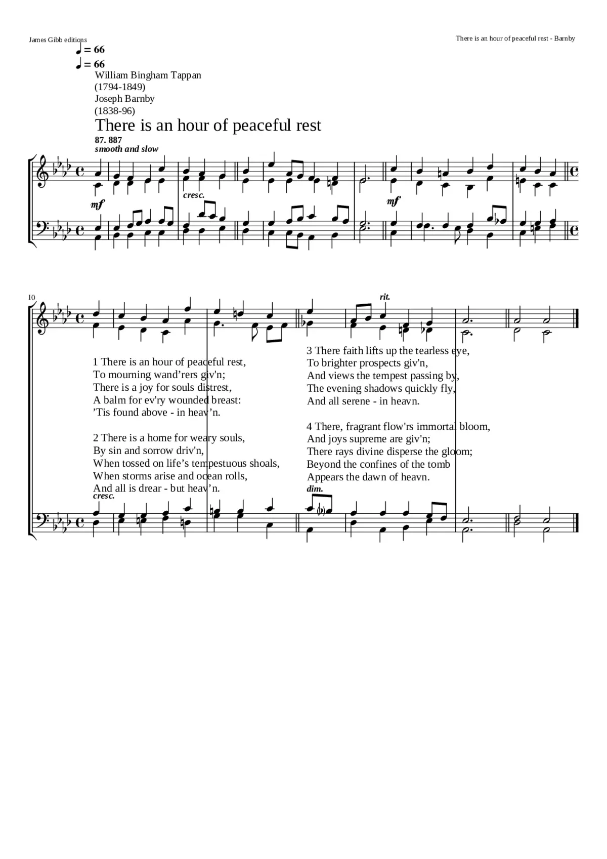 There is an hour of peaceful rest - Page 1