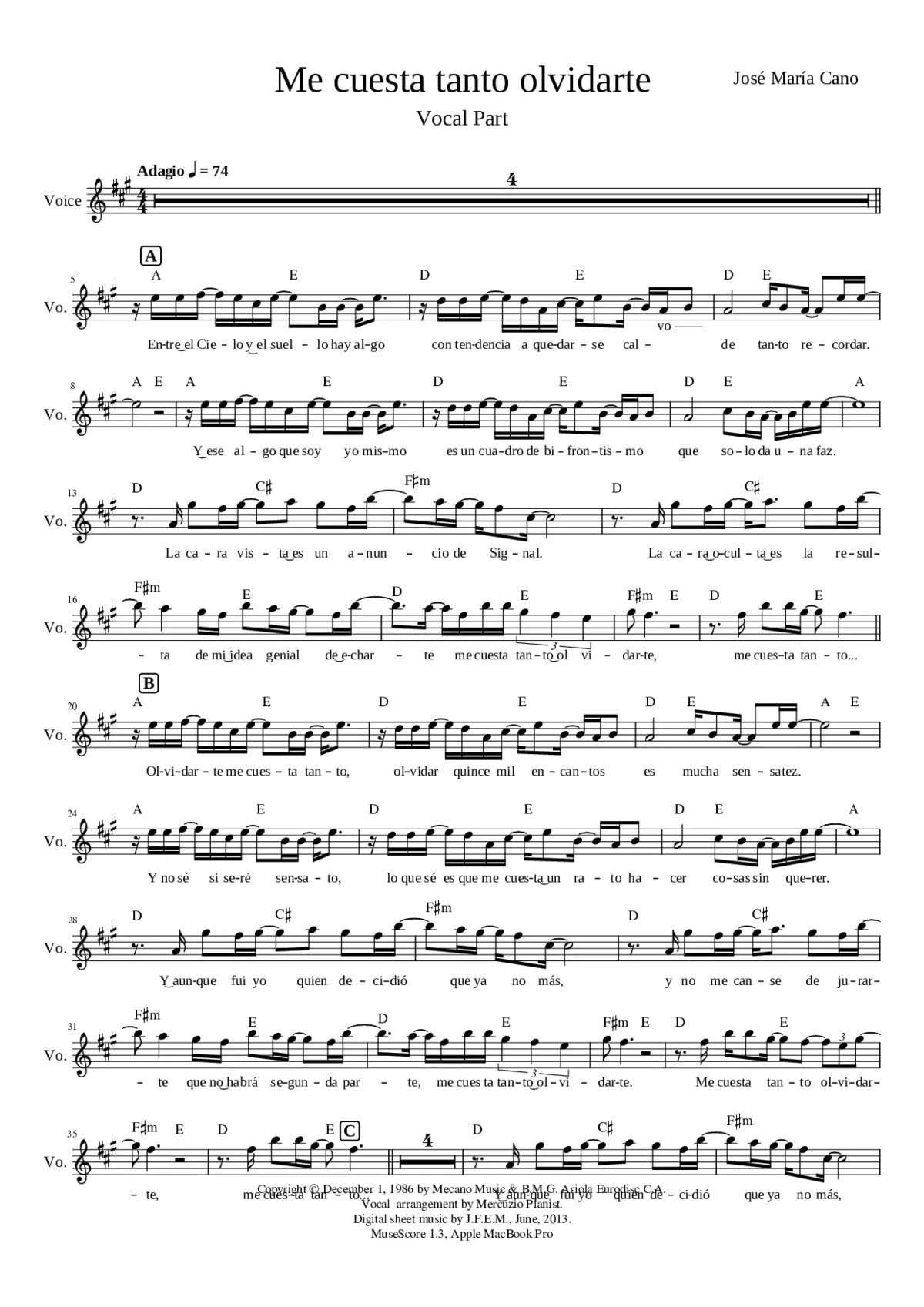 me cuesta tanto olvidarte - Page 1