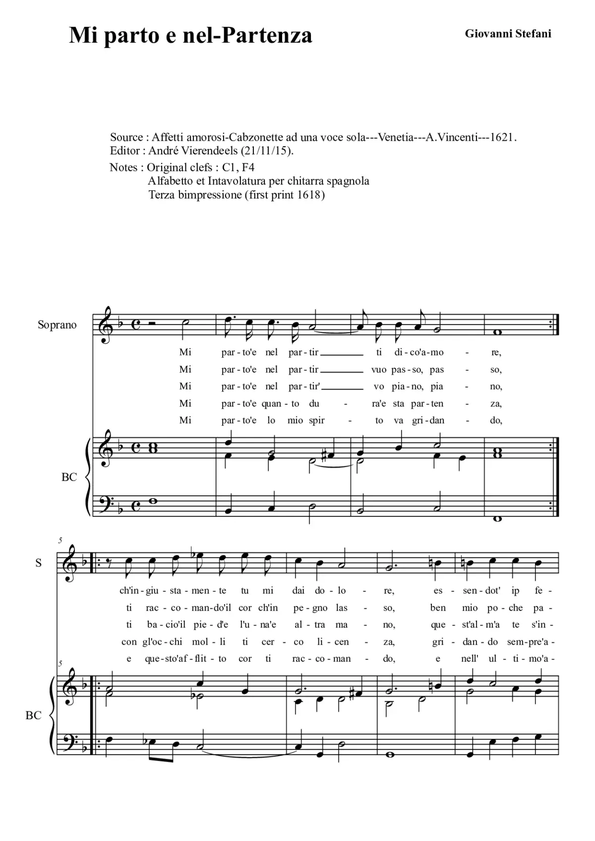 Mi parto - Partenza - Page 1