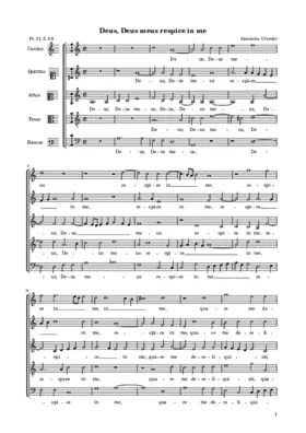 Deus, Deus meus respice in me