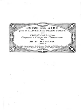 12 Petits Airs, Op.1