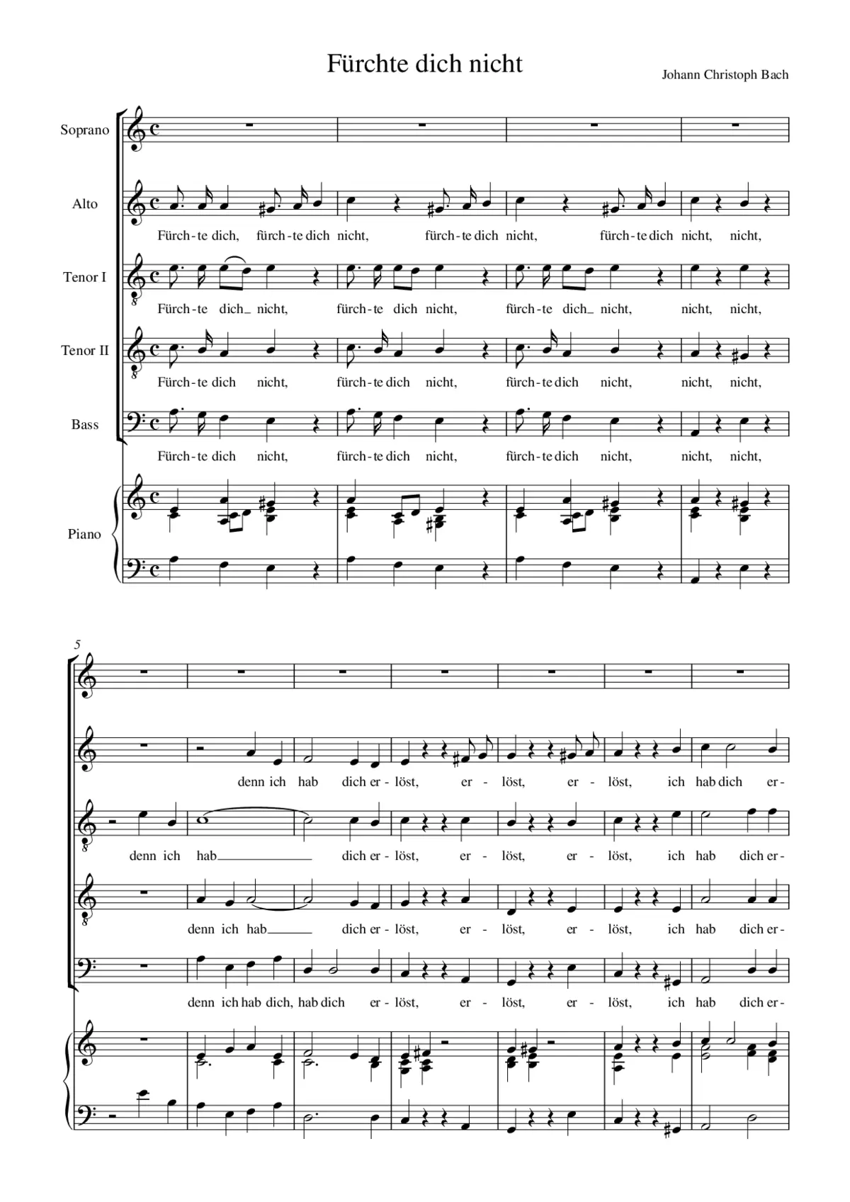 Fürchte dich nicht - Page 1