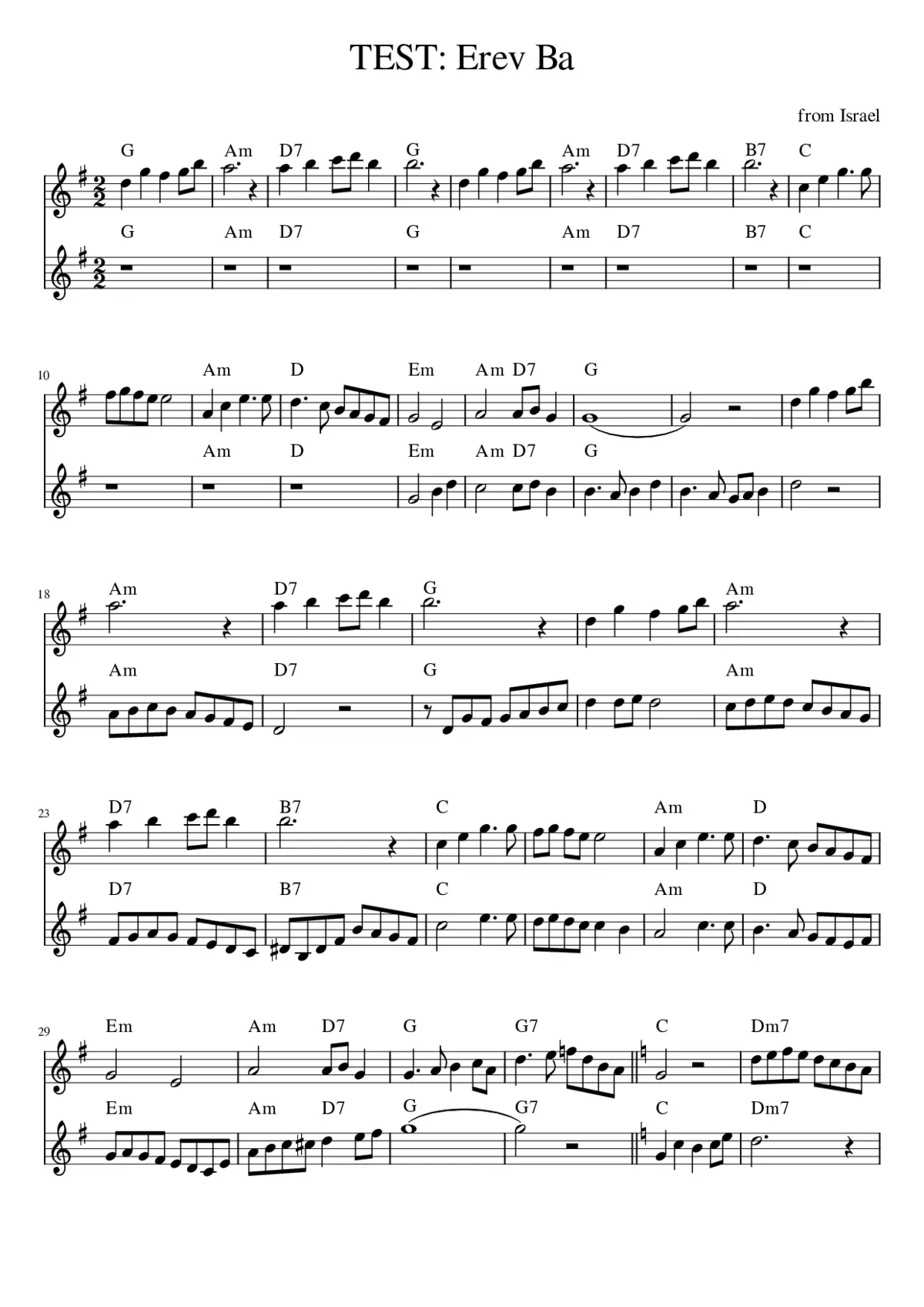 TEST: Erev Ba --- - Page 1