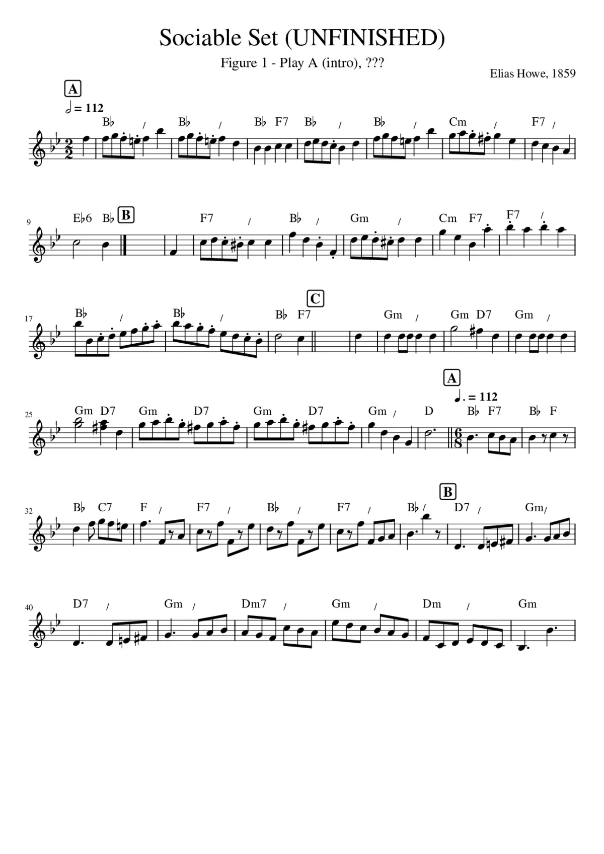 Sociable Set (UNFINISHED) - Page 1