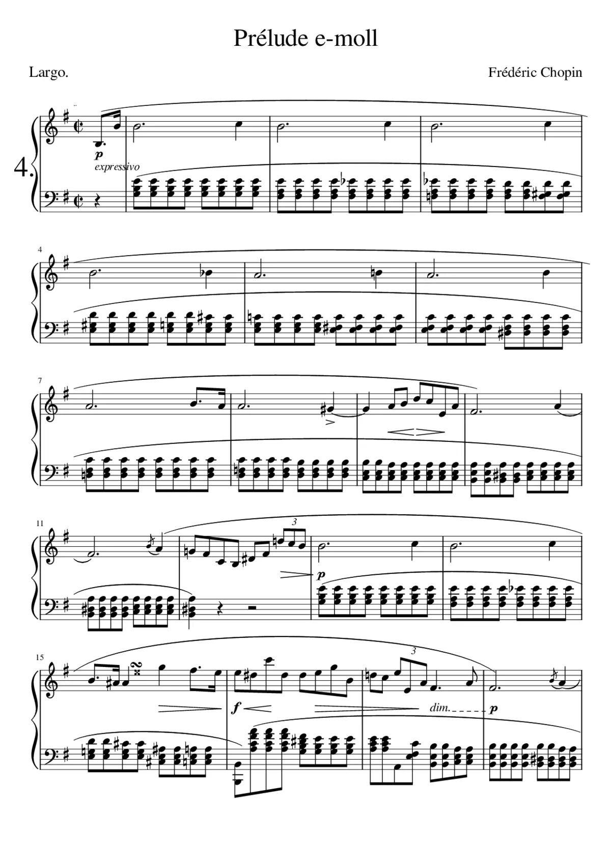 Preludes Op.28 - Page 1