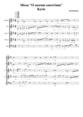 Missa O Sacrum Convivium