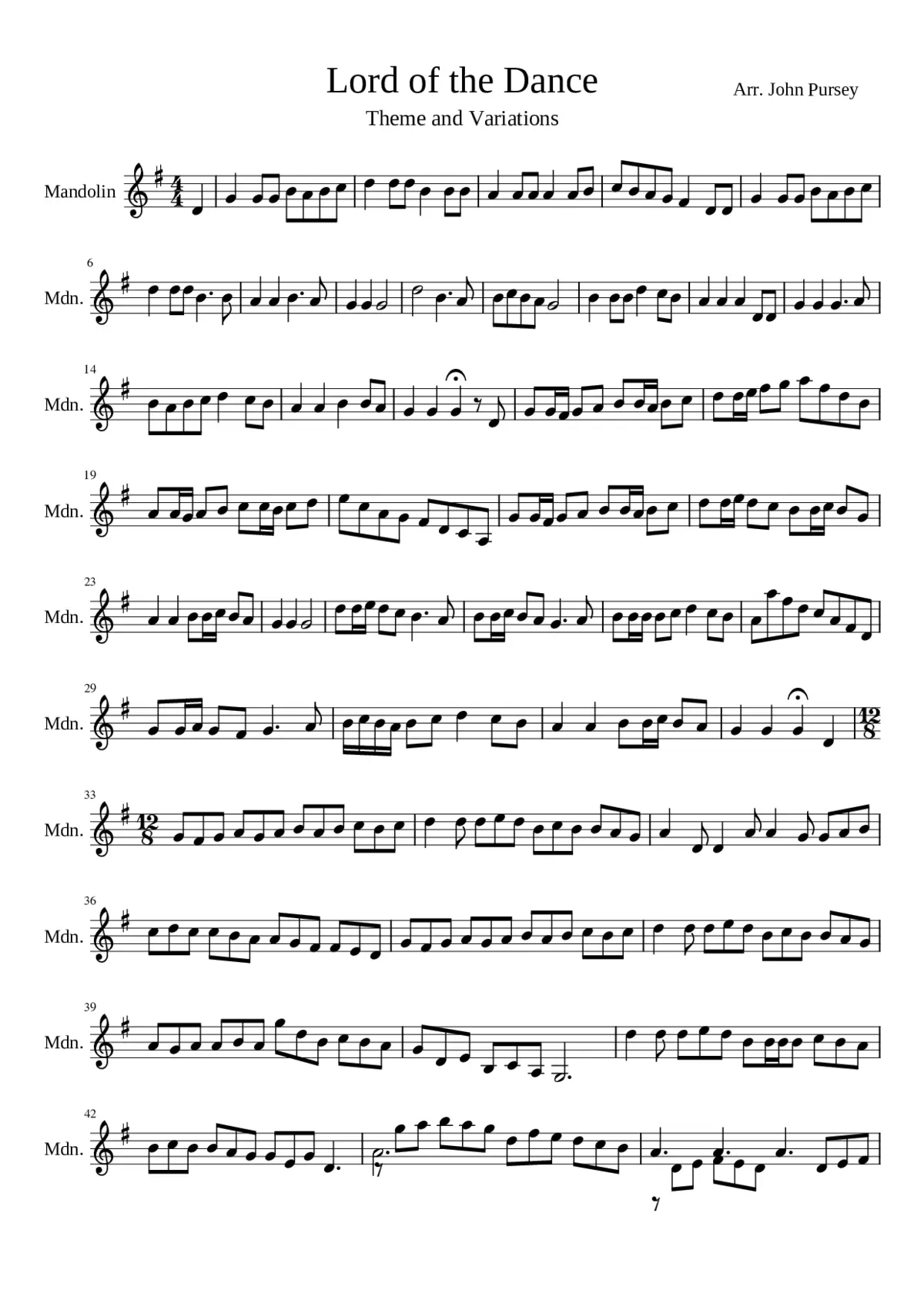 lord of the dance - Page 1