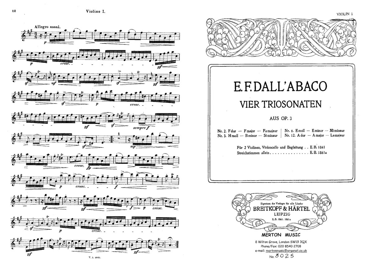 Trio Sonatas - Page 1