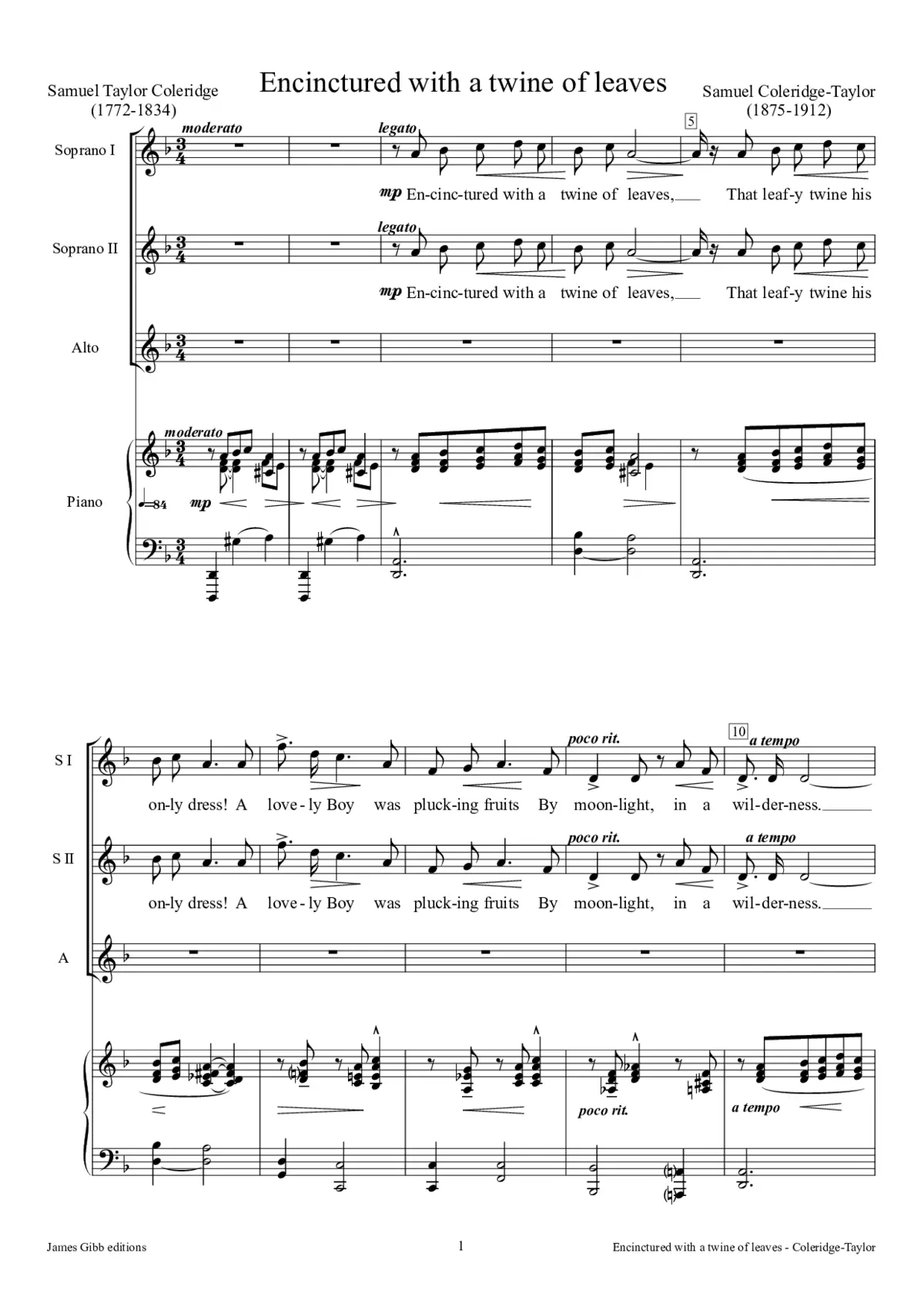 Encinctured with a twine of leaves - Page 1