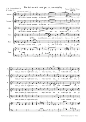 For this mortal must put on immortality