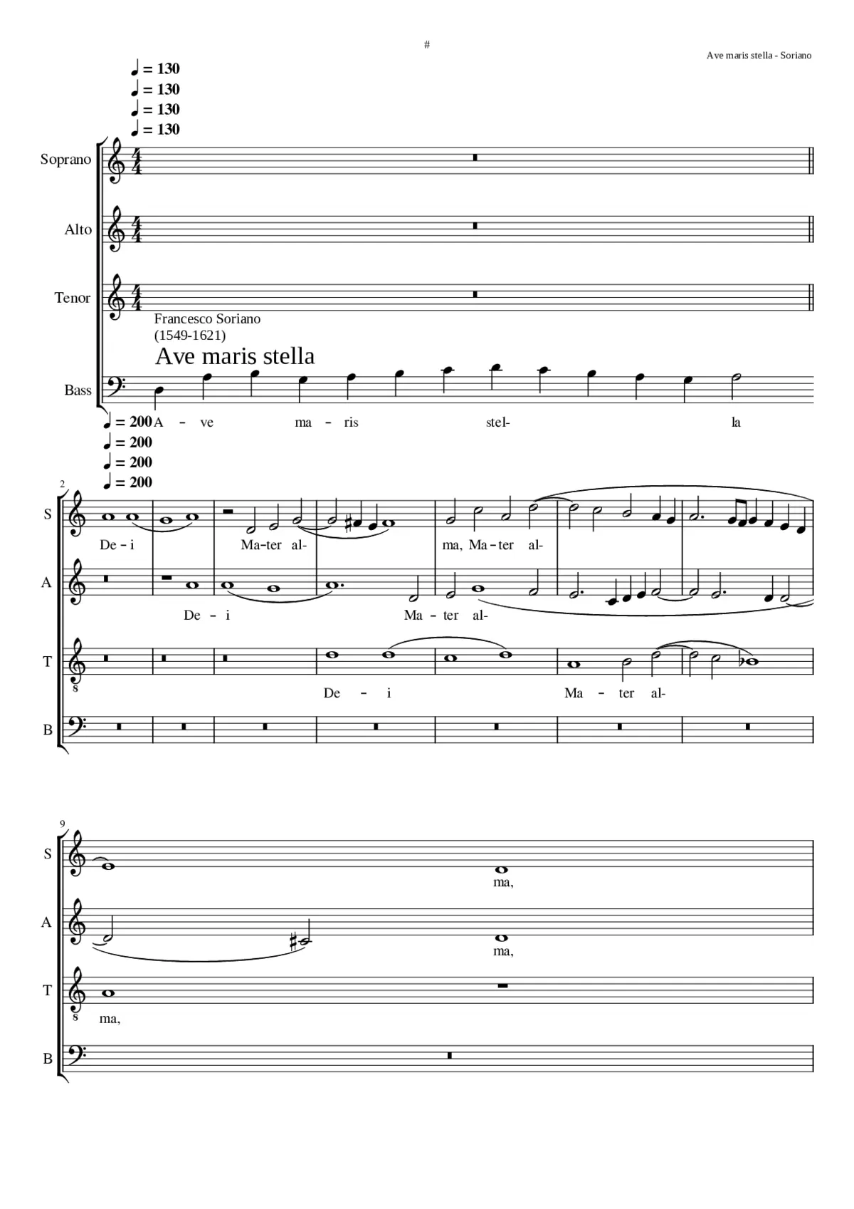 Ave maris stella - Page 1