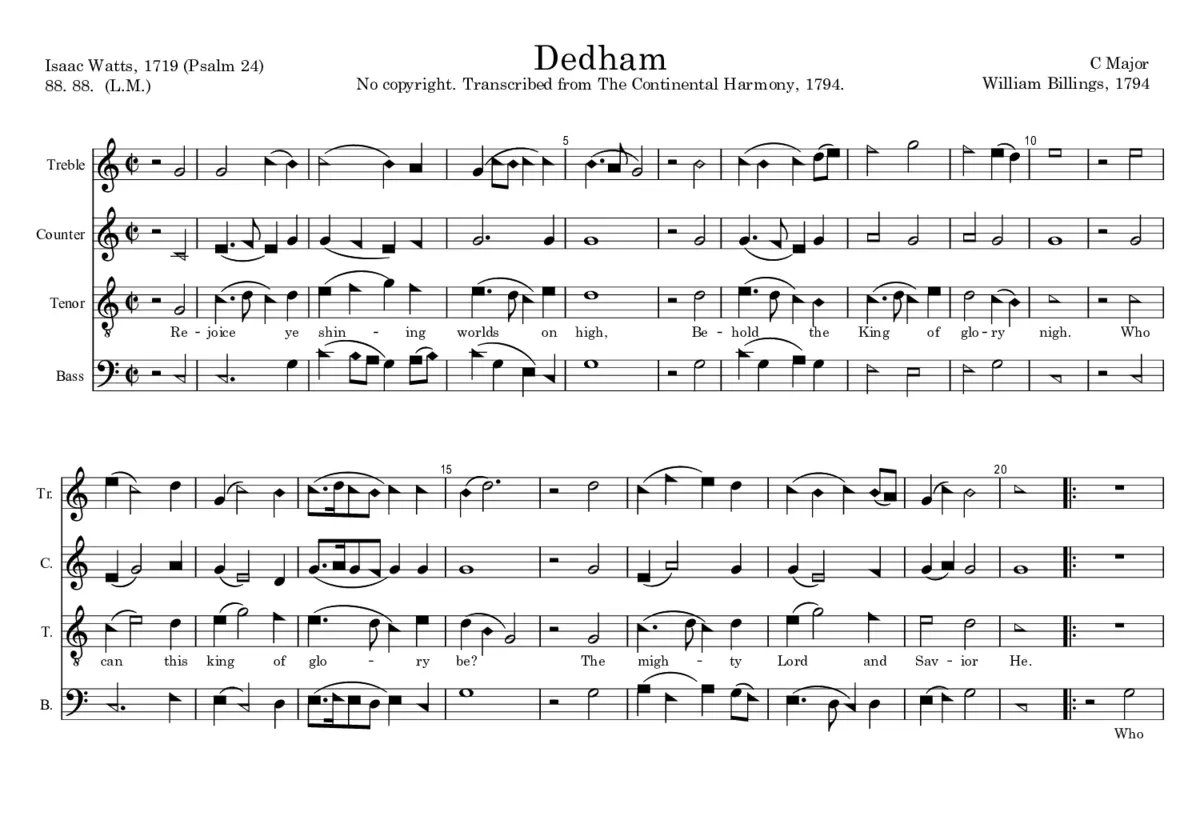 Dedham - Page 1