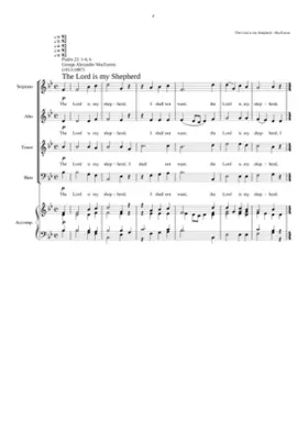 The Lord is my shepherd