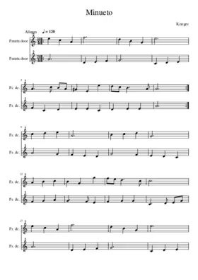 Minueto