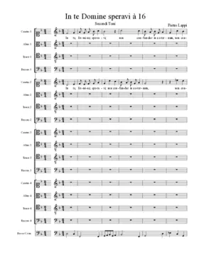 In te Domine speravi à 16