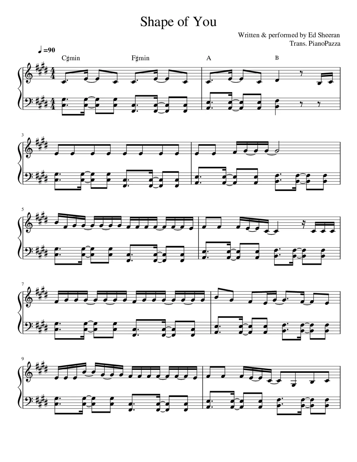 shape of you - Page 1