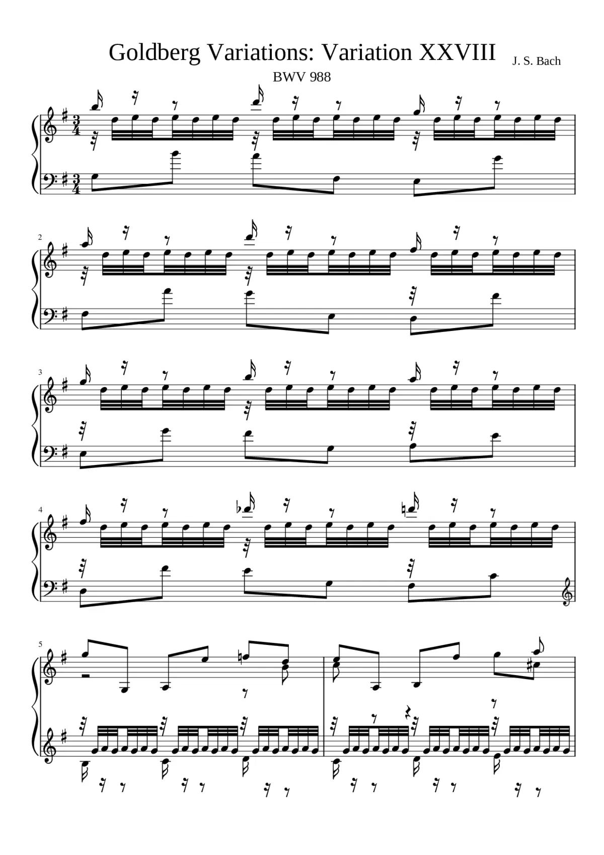 Goldberg-Variationen BWV 988 - Page 1