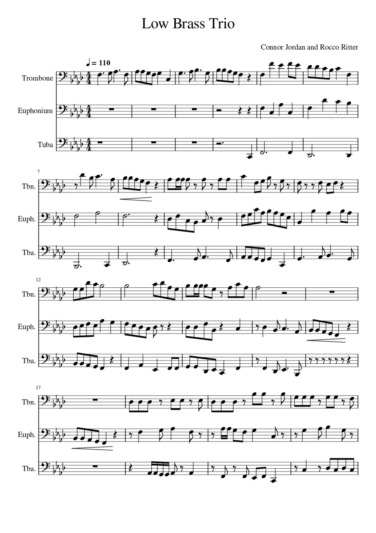 Low Brass Trio - Page 1