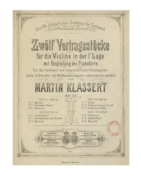 12 Vortragsstücke