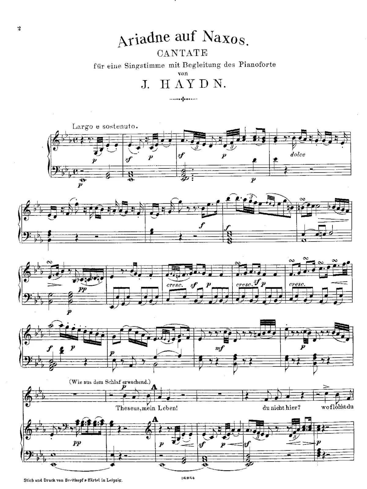 Arianna a Naxos - Page 1