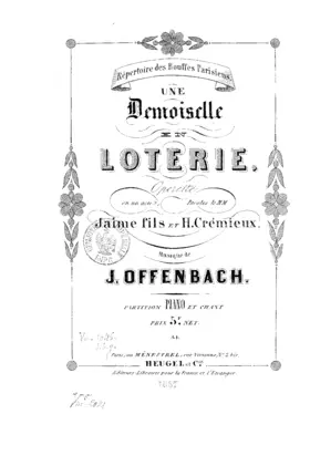 Une demoiselle en loterie