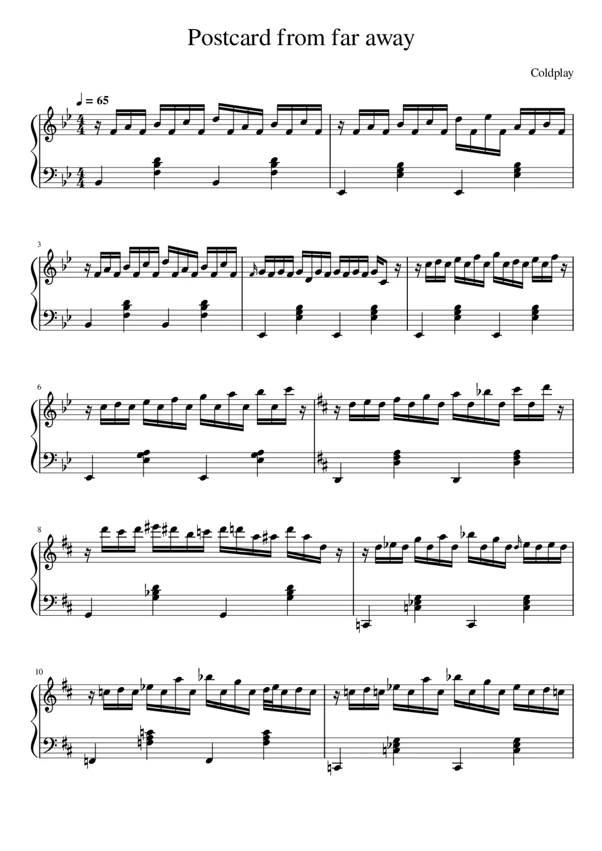 postcards from far away - Page 1