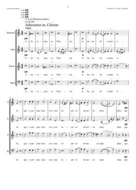 Adoramus te (not to be confused with 2 authentic settings)