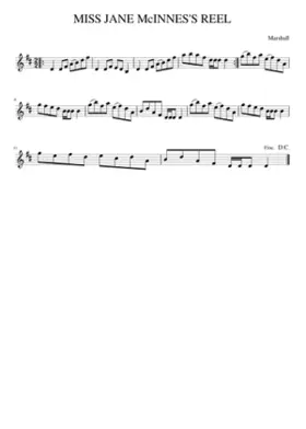 MISS JANE McINNES'S REEL