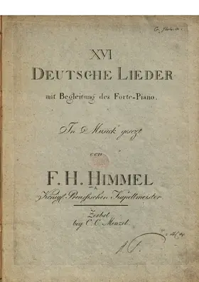 16 Deutsche Lieder