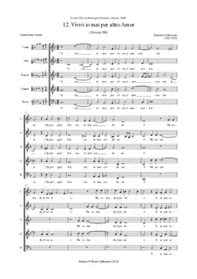 Vivrò io mai per altro