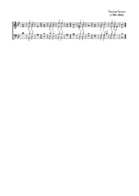 Double chant in B flat major