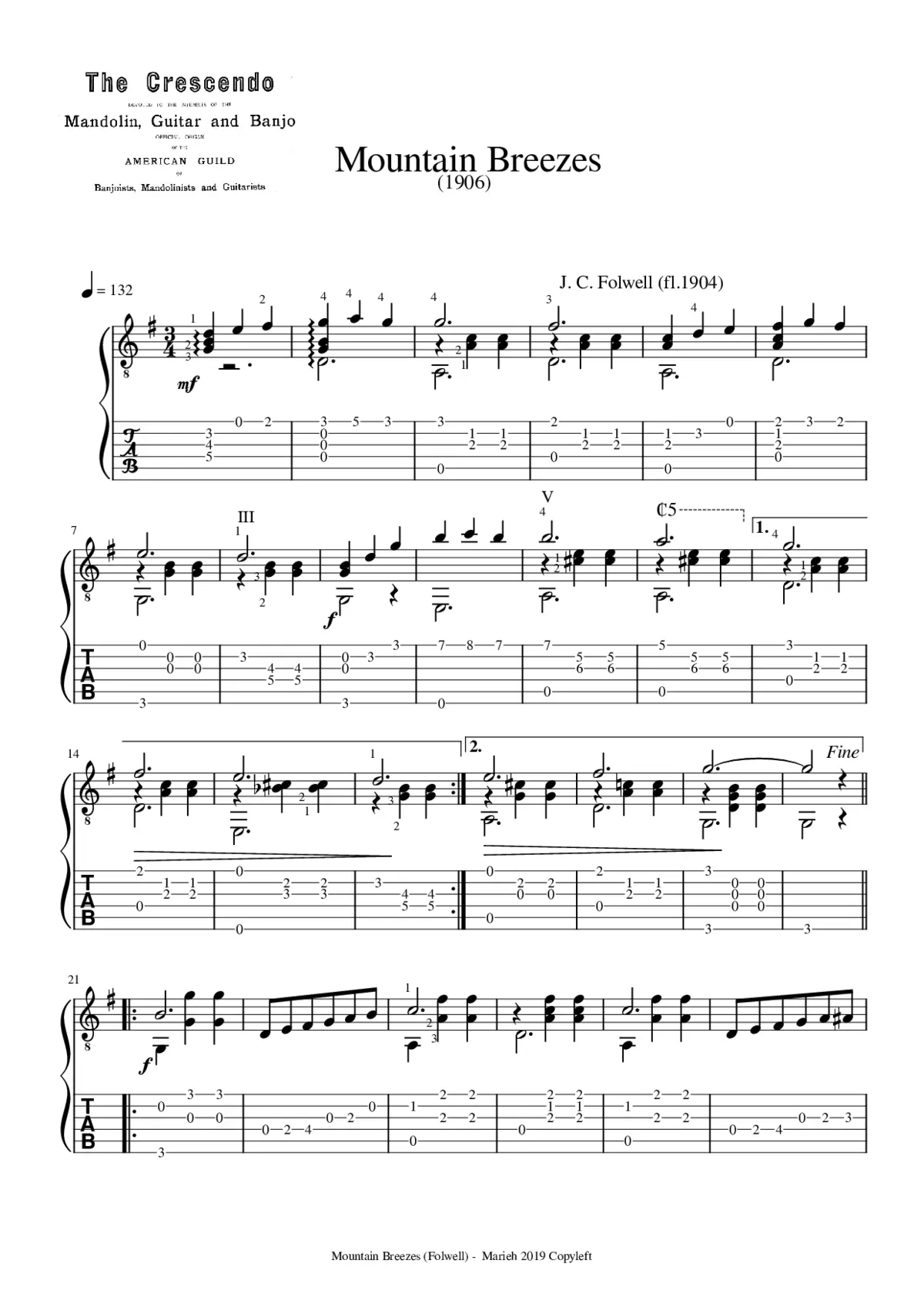 Mountain Breezes - Page 1