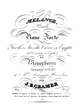 Mélange on Meyerbeer ‘Crociato in Egitto’