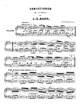 Variationen über ein Thema von J. S. Bach