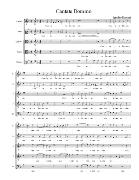 Cantate Domino