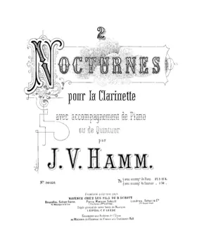 2 Nocturnes pour la clarinette