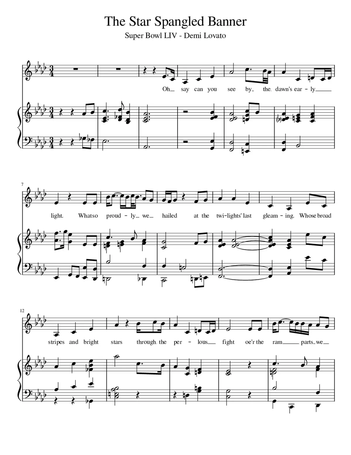 The Star Spangled Banner - Page 1