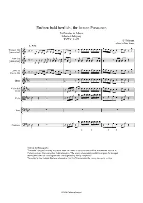 Ertönet bald herrlich, ihr letzten Posaunen
