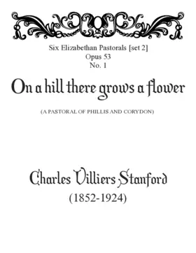 On a hill there grows a flower