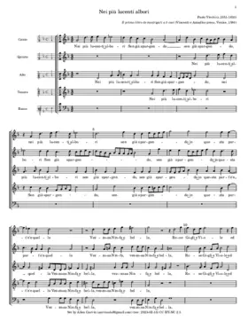 Nei più lucenti albori