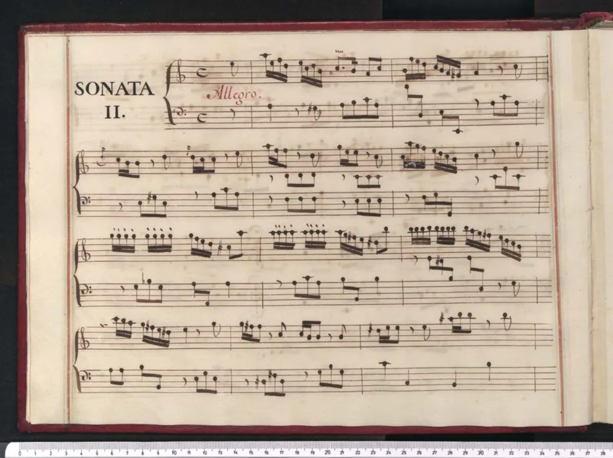 Keyboard Sonata in A minor - Page 1