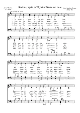 Saviour, again to thy dear name