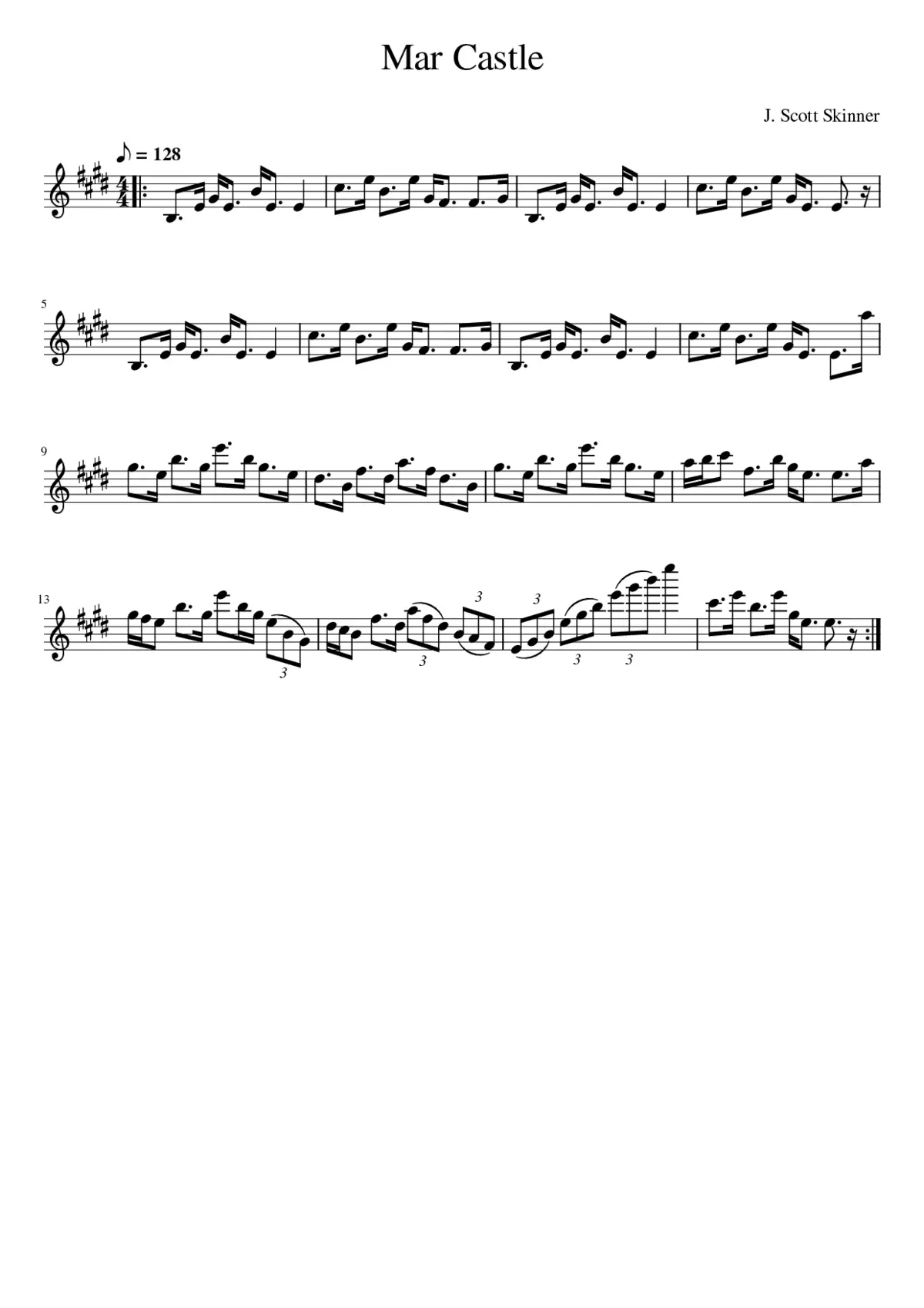 Mar Castle - Page 1