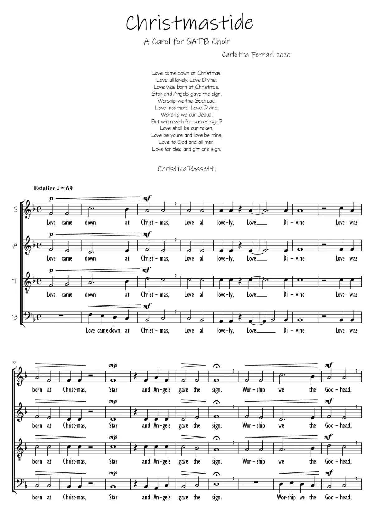 Christmastide - Page 1