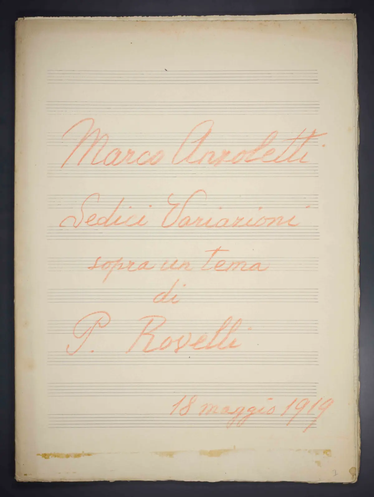 16 Variations on a Theme of Rovelli - Page 1