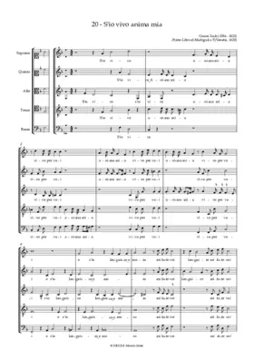 S'io vivo anima mia